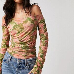 Free People Priya Top - light combo - S